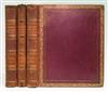 GEOLOGY & MINERALOGY  PARKINSON, JAMES. Organic Remains of a Former World.  3 vols.  1820-08-11